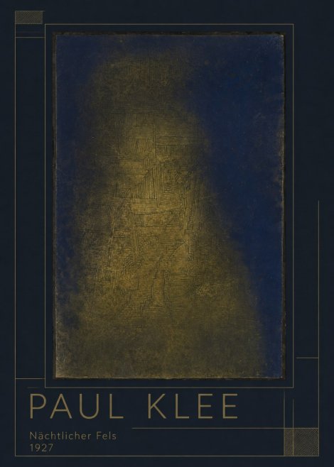 Paul Klee Nächtlicher Fels No1 - Poszter