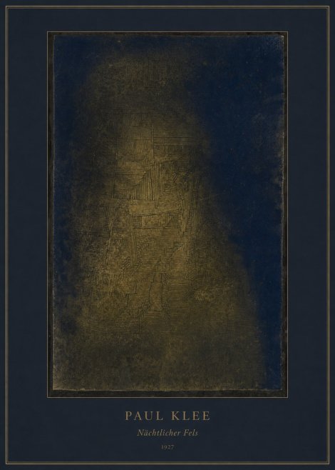 Paul Klee Nächtlicher Fels No3 - Poszter