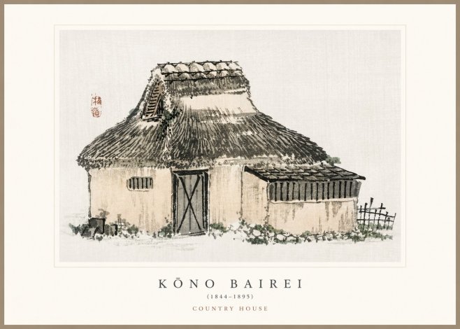 Kōno Bairei Country House No1 - Poszter