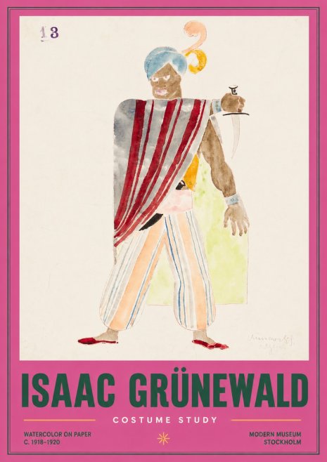 Isaac Grünewald Costume Study III No3 - Poszter