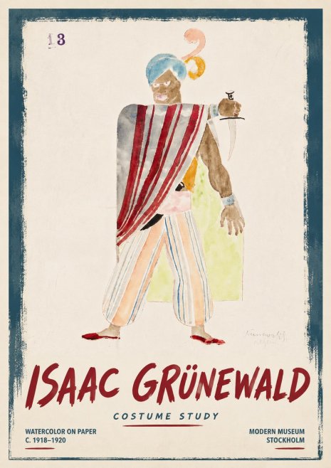 Isaac Grünewald Costume Study III No6 - Poszter