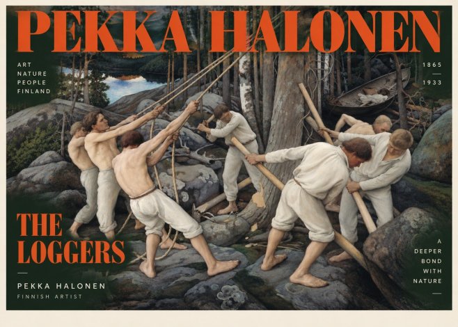 Pekka Halonen The Loggers No2 - Poszter