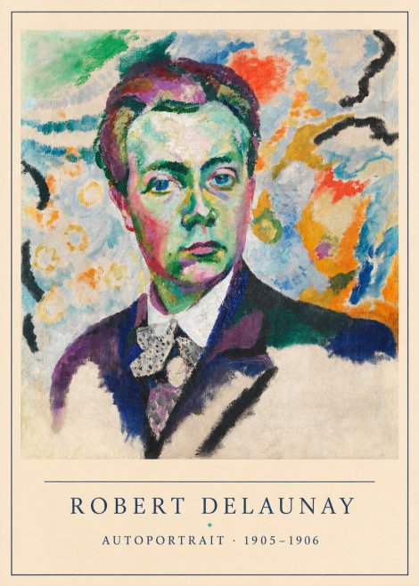 Robert Delaunay Autoportrait No6 - Poszter