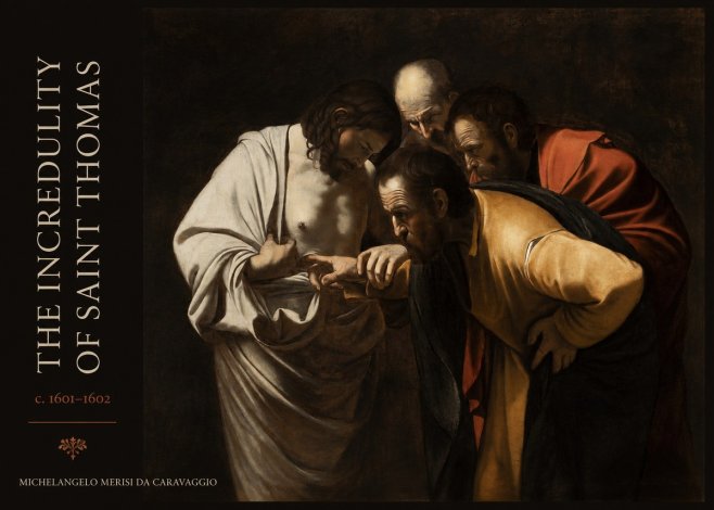 Michelangelo Merisi da Caravaggio The Incredulity of Saint Thomas III No4 - Poszter