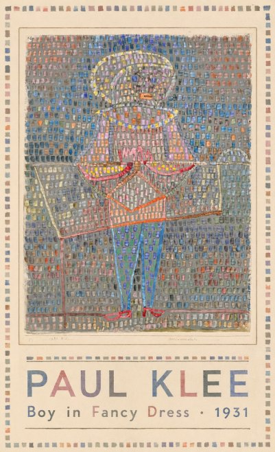 Paul Klee Boy in Fancy Dress No1 - Poszter