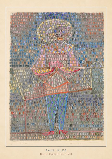 Paul Klee Boy in Fancy Dress No4 - Poszter