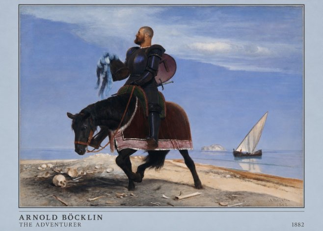 Arnold Böcklin The Adventurer No4 - Poszter