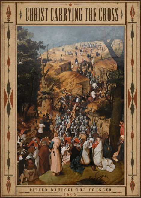 Pieter Bruegel Christ Carrying the Cross I No5 - Poszter