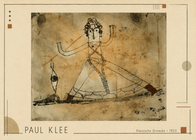 Paul Klee Klassische Groteske No1 - Poszter