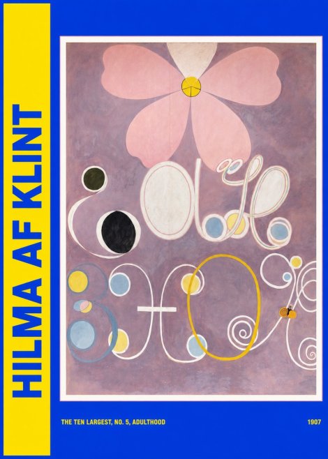 Hilma af Klint The Ten Largest, No. 5, Adulthood No4 - Poszter