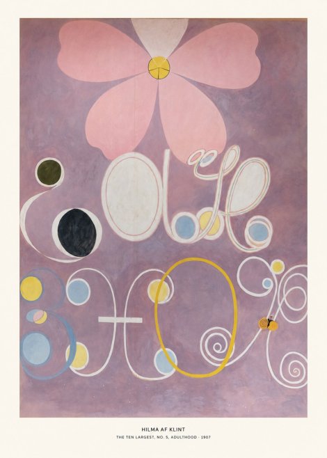 Hilma af Klint The Ten Largest, No. 5, Adulthood No5 - Poszter