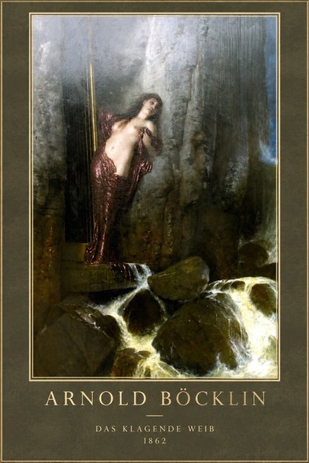 Arnold Böcklin Das Klagende Weib No1 - Poszter