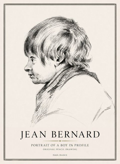 Jean Bernard Portrait Study II No3 - Poszter