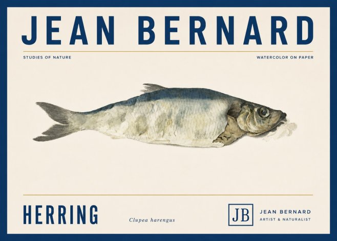 Jean Bernard Herring No5 - Poszter