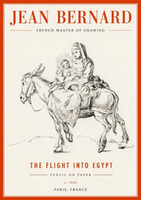 Jean Bernard The Flight into Egypt No2 - Poszter