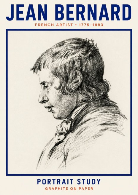 Jean Bernard Portrait Study III No2 - Poszter