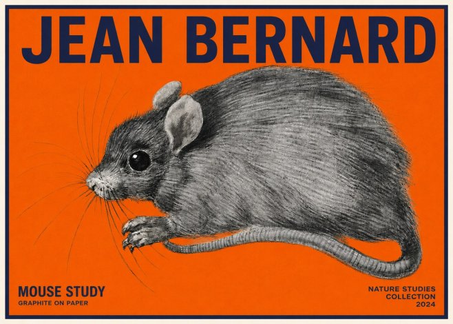 Jean Bernard Mouse Study No2 - Poszter