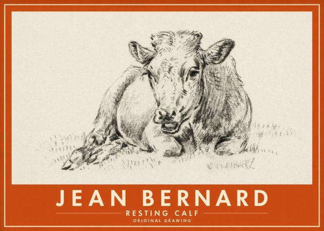 Jean Bernard Resting Calf II No2 - Poszter
