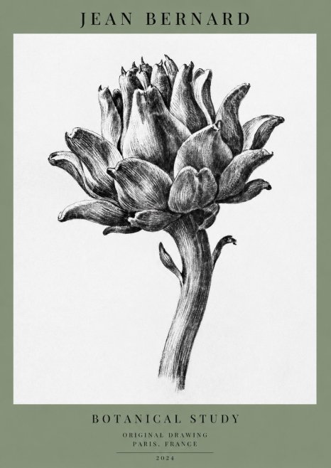 Jean Bernard Botanical Study No1 - Poszter