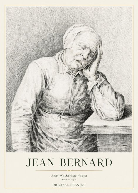 Jean Bernard Resting No4 - Poszter