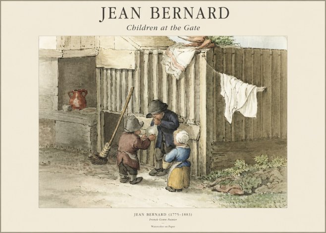 Jean Bernard Children at the Gate No1 - Poszter