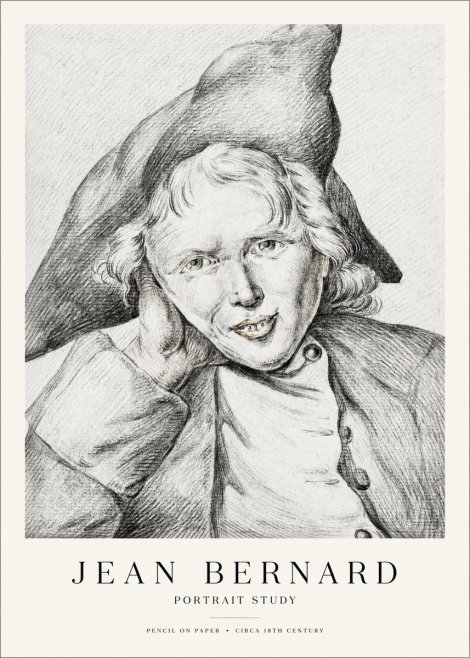 Jean Bernard Portrait Study VII No1 - Poszter