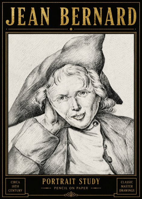 Jean Bernard Portrait Study VII No6 - Poszter