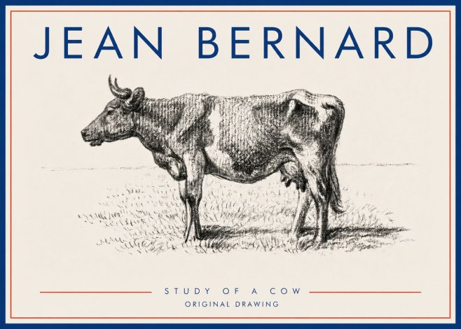 Jean Bernard Cow I No5 - Poszter