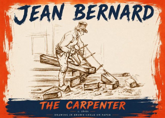 Jean Bernard The Carpenter No6 - Poszter