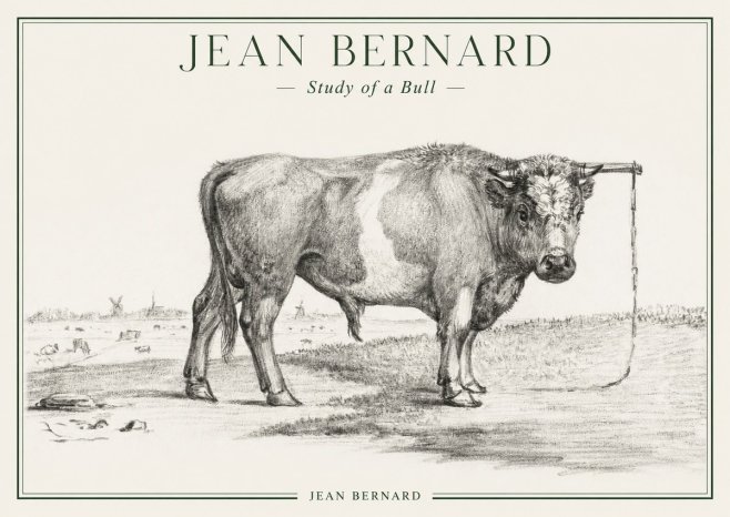 Jean Bernard Study of a Bull III No1 - Poszter