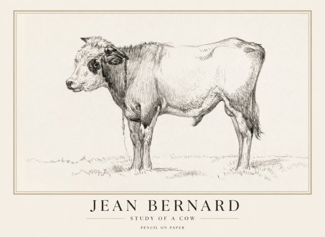 Jean Bernard The Young Bull No5 - Poszter