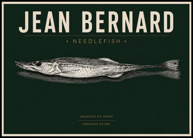 Jean Bernard Needlefish No4 - Poszter