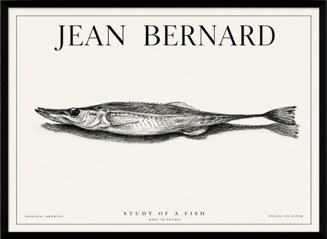 Jean Bernard Needlefish No6 - Poszter