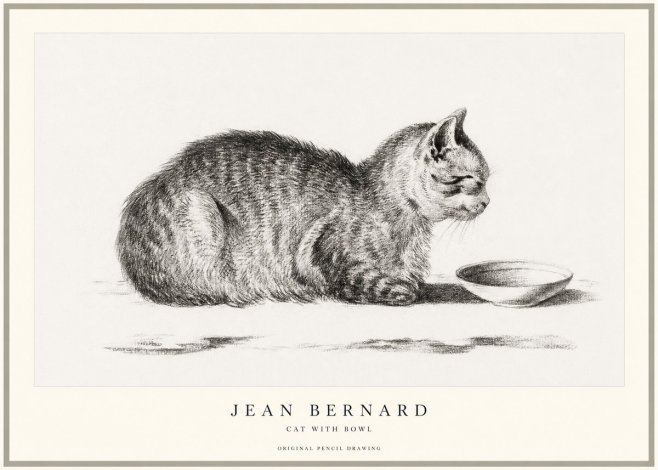 Jean Bernard The Cat No2 - Poszter