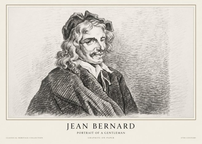 Jean Bernard Portrait of a Gentleman II No1 - Poszter
