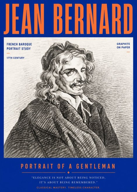 Jean Bernard Portrait of a Gentleman II No3 - Poszter