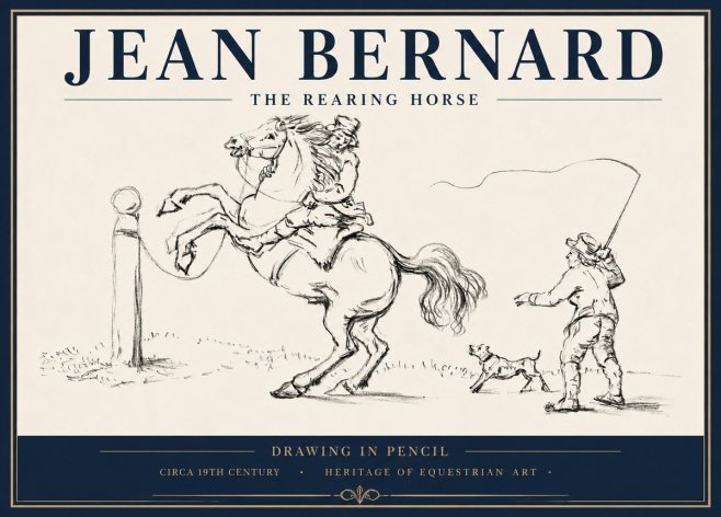 Jean Bernard The Rearing Horse I No5 - Poszter