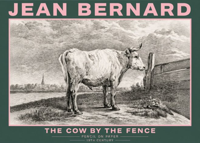 Jean Bernard Study of a Cow XV No5 - Poszter