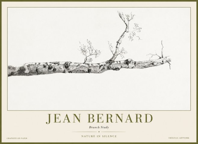 Jean Bernard Tree Branch Study No2 - Poszter