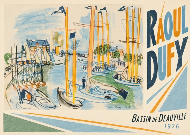Raoul Dufy Bassin De Deauville No4 - Poszter
