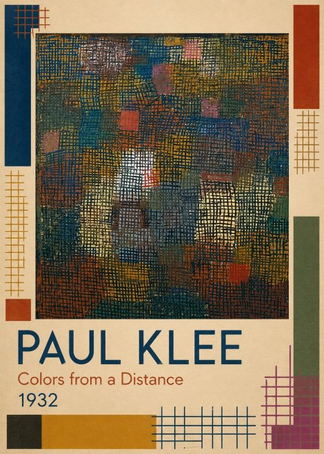 Paul Klee Colors from a Distance No1 - Poszter