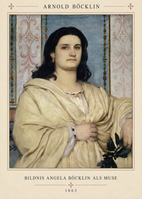 Arnold Böcklin Bildnis Angela Böcklin Als Muse No4 - Poszter