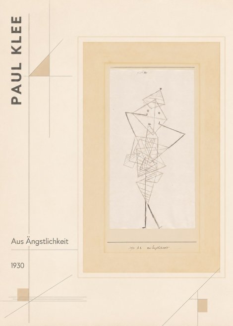 Paul Klee Aus Ängstlichkeit No2 - Poszter