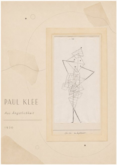 Paul Klee Aus Ängstlichkeit No4 - Poszter