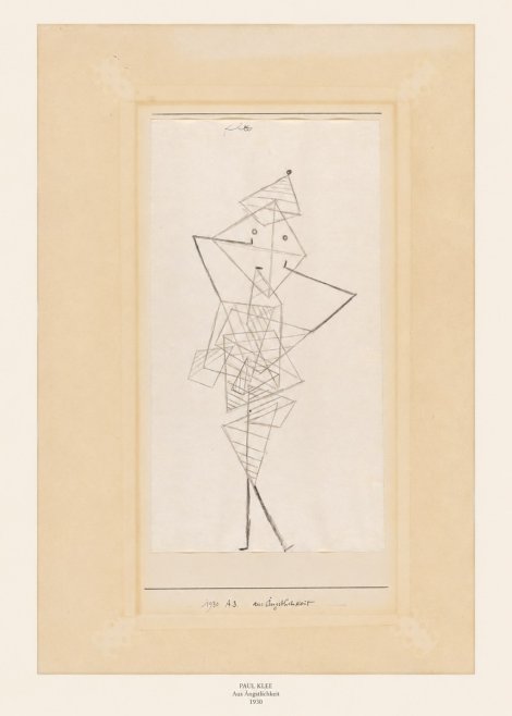 Paul Klee Aus Ängstlichkeit No6 - Poszter