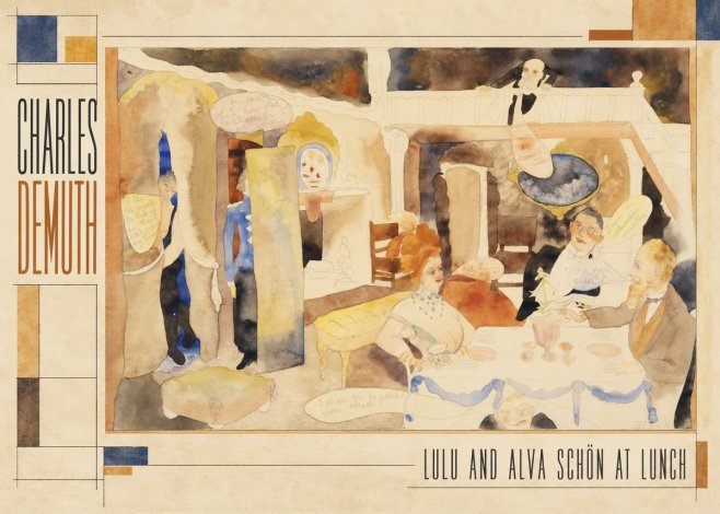Charles Demuth Lulu and Alva Schön at Lunch No2 - Poszter
