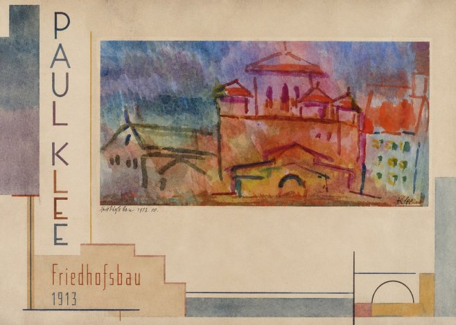 Paul Klee Friedhofsbau No2 - Poszter