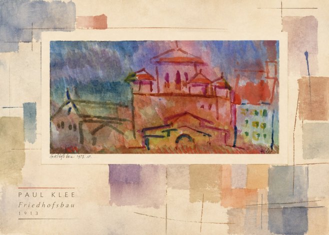 Paul Klee Friedhofsbau No3 - Poszter