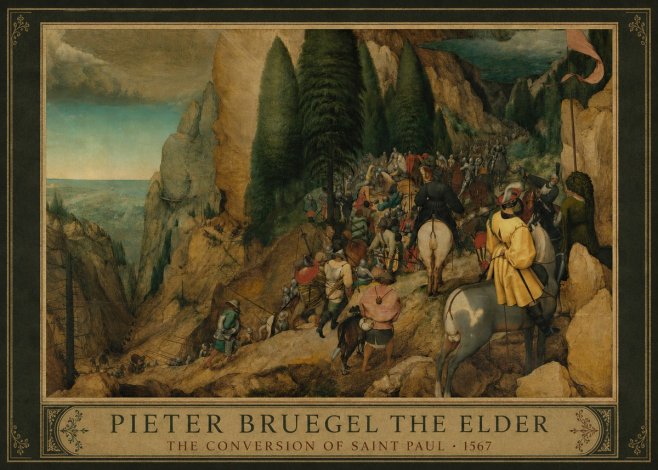 Pieter Bruegel The Conversion of Saint Paul I No1 - Poszter