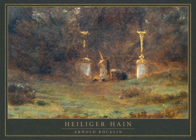 Arnold Böcklin Heiliger Hain No1 - Poszter